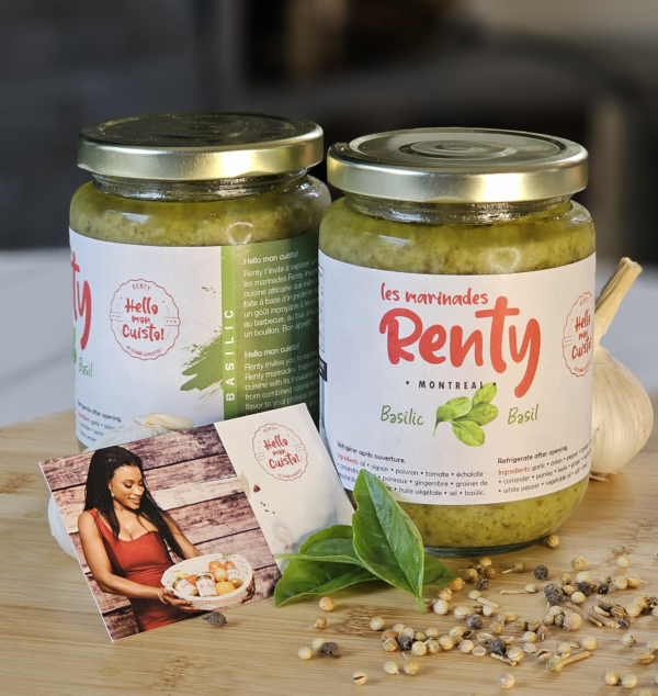 Combo: Marinade Renty - Basilic/Basilic (375ml) x 2