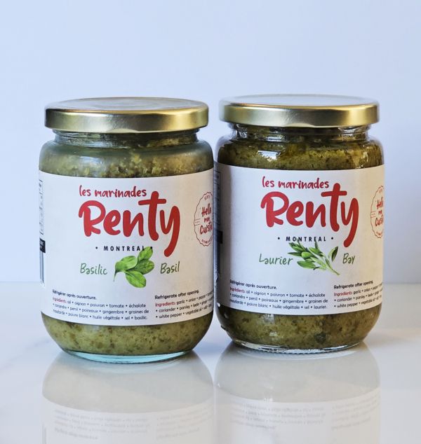 Combo: Marinade Renty - Basilic/Laurier (375ml) x 2